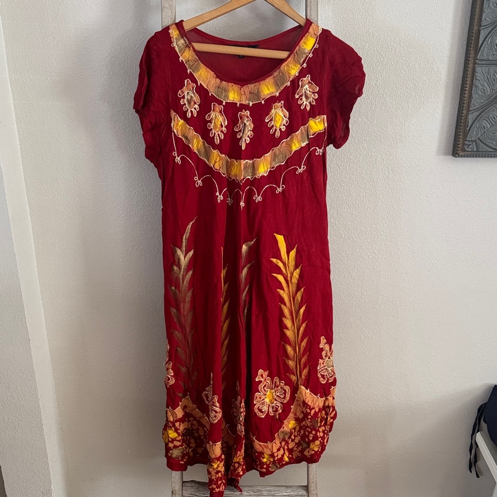 Riviera Sun Vibrant Red Dress XL